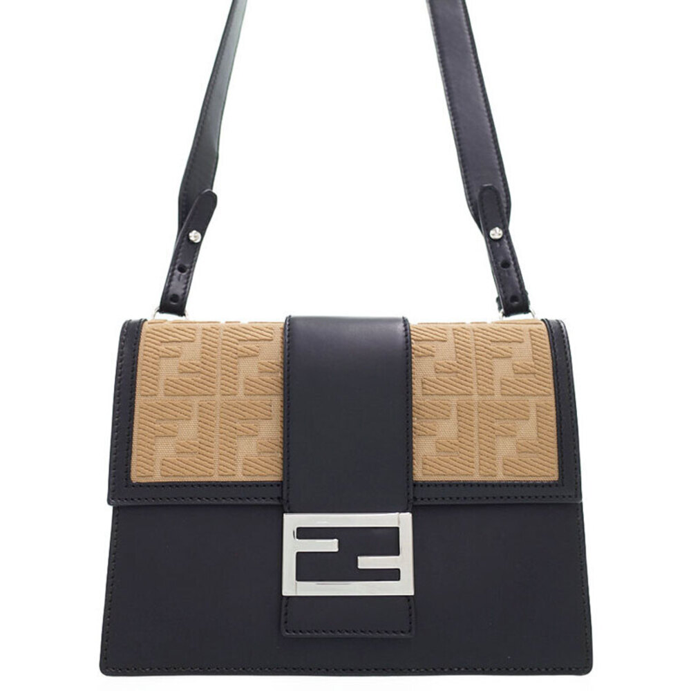 FENDI Flat Baguette Shoulder Bag